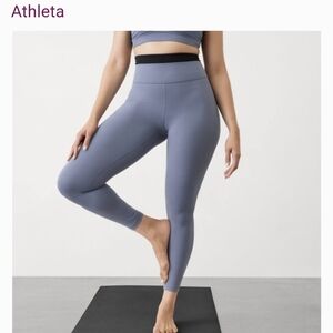Athleta Blue Ultra High Rise Elation Double Up Tight